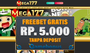 Mega177 Bonus Freebet Gratis 5rb