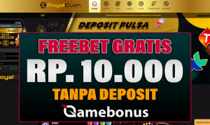 Royalcuan Bonus Freebet 10k Tanpa Deposit Gratis