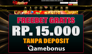 BOBO69 Bonus Freebet Rp 15.000 Gratis Tanpa Deposit